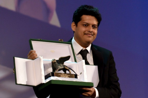Writer and director Chaitanya Tamhane receives the Orizzonti Awa